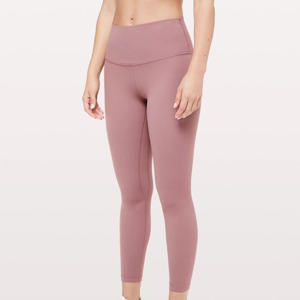 Lululemon 25” align tights in color Spanish Rose Sz.8